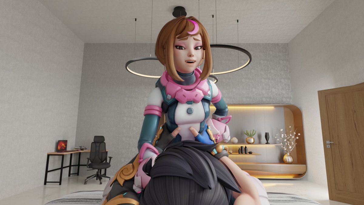 m00nssx's tweet photo. A warm moment in the bedroom ❤️

Juno and Wuyang : @dzooworks 
--------------------------------------

#juno #overwatch #nsfw #blender #cowgirl #tease https://t.co/kcg3aKxXiD