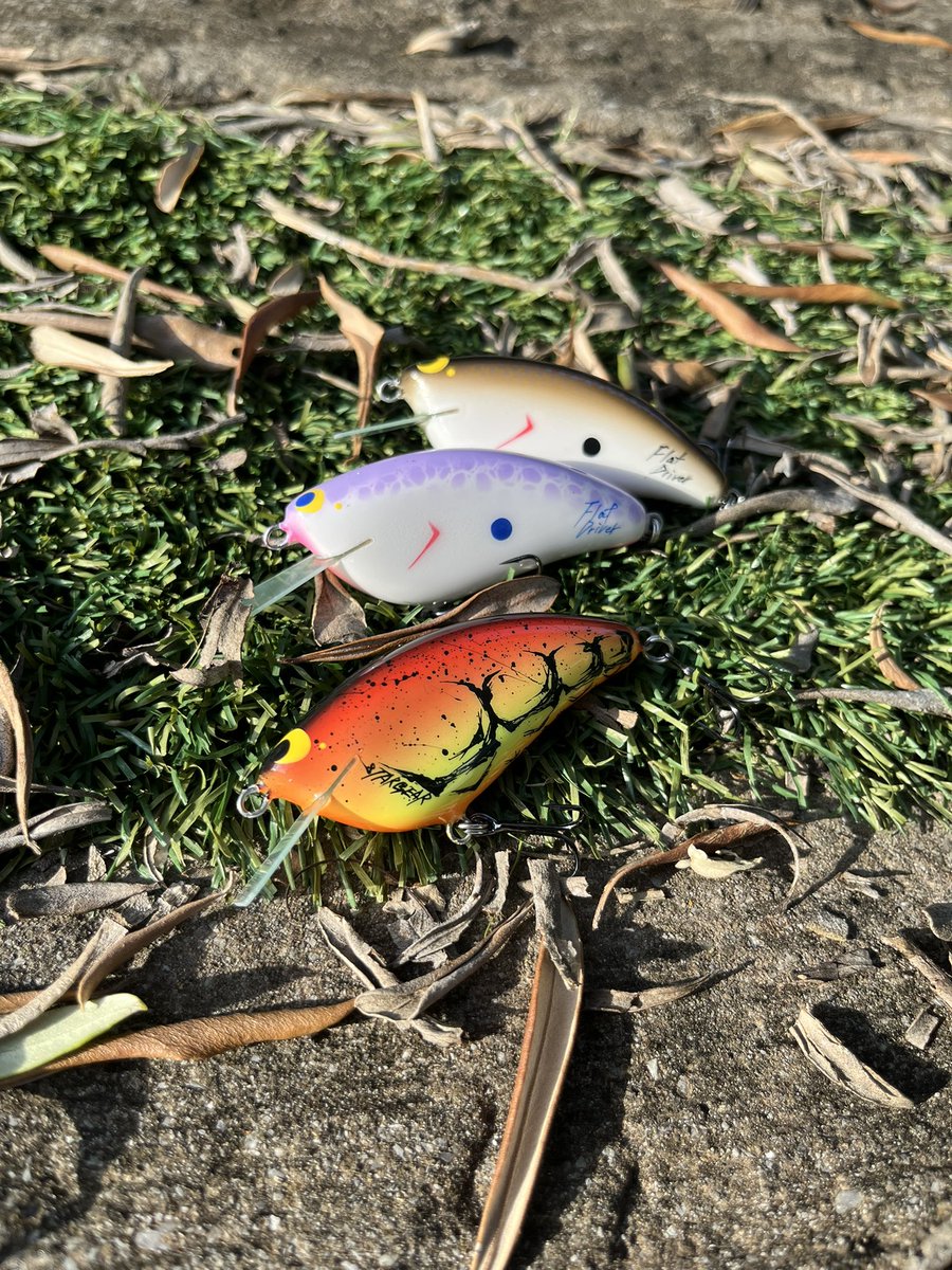 totokenp's tweet photo. 2026コラボ第四弾‼️
『STAR GEAR』×9.5F Lures
『flat driver』
今回も信頼を寄せているこの激アツフラットサイドクランクを塗らせて頂きました😎
SOUさんが面白い企画をするとかしないとか…🫣🫣
@so_gear
#STARGEAR
#flatdriver
#9.5FLures
#パート1 https://t.co/MdamMNSuSf