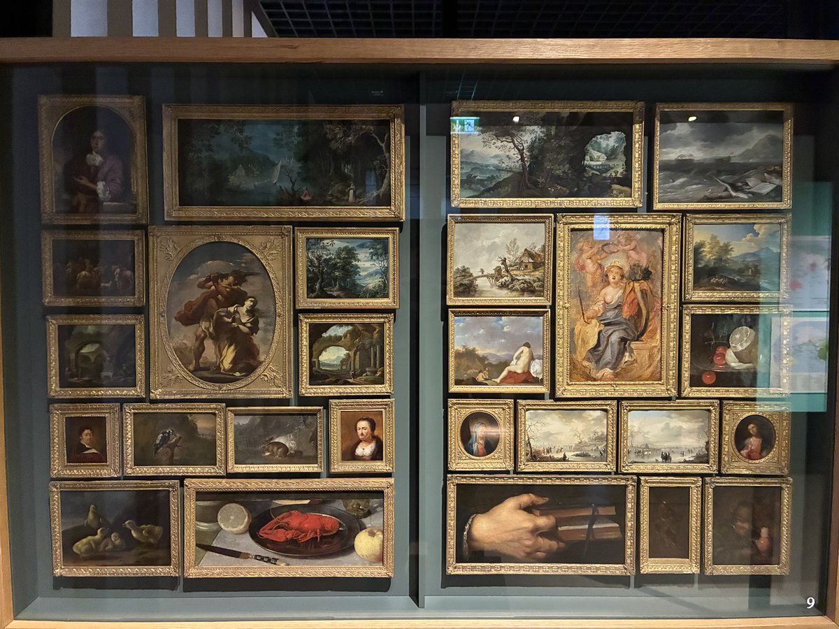 museoes's tweet photo. El gabinete de arte de Johann Valentin Prehn, una colección de más de 800 pinturas en pequeño formato, originales y copias de los siglos XV al XVIII. Formada a finales del siglo XVIII y conservadas en 32 cajas @histmus https://t.co/YjvNVDEgtm https://t.co/HhU0CH6IDh