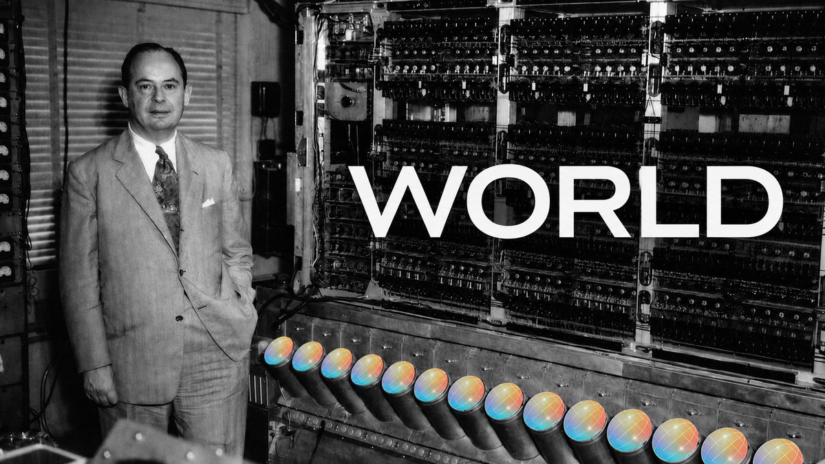 SCALES0509's tweet photo. Von Neumann knew.
“WORLD will change the world. And when it does, we’ll gain generational wealth—as long as we keep our eyes open.”
@world_xyz  $world https://t.co/eHRih43jYC