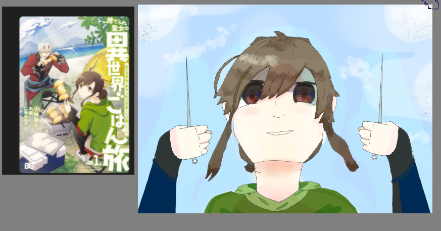 YeoFuru's tweet photo. i drew character from manga https://t.co/lsKo9wqLQe