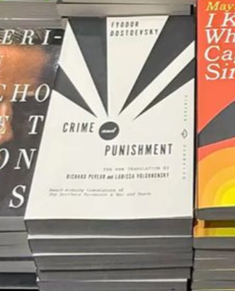bbpijnm's tweet photo. @DavidKairoT "Banned Books". In what world is Crime and Punishment banned ? 😭😭😭 https://t.co/3TjpbRhAkF