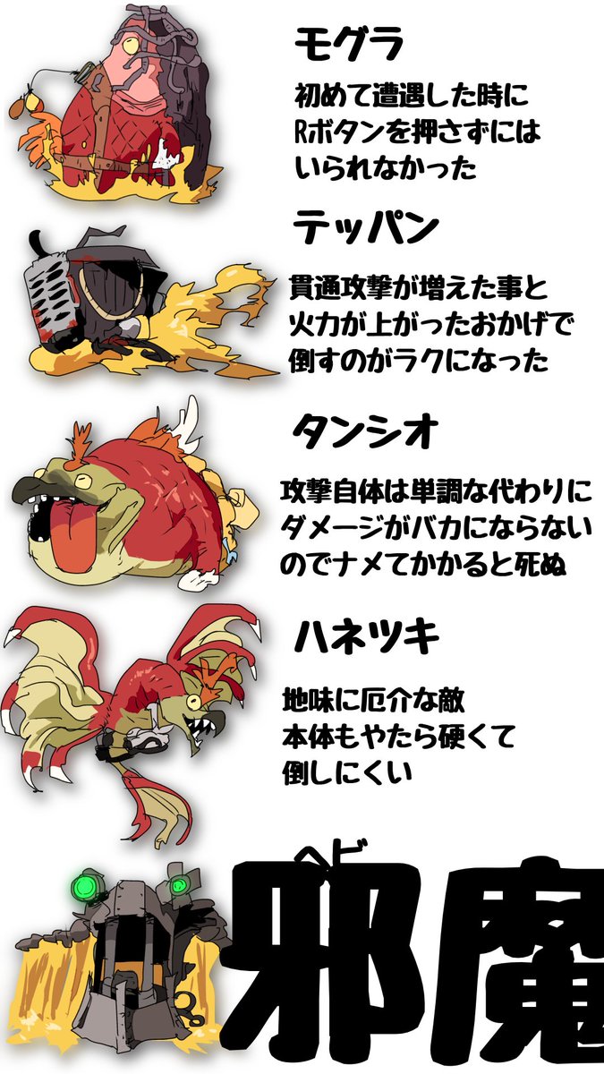 superOCreta93's tweet photo. レイダースを遊んだ感想
〜オオモノシャケ編〜 https://t.co/K71W20yJF5