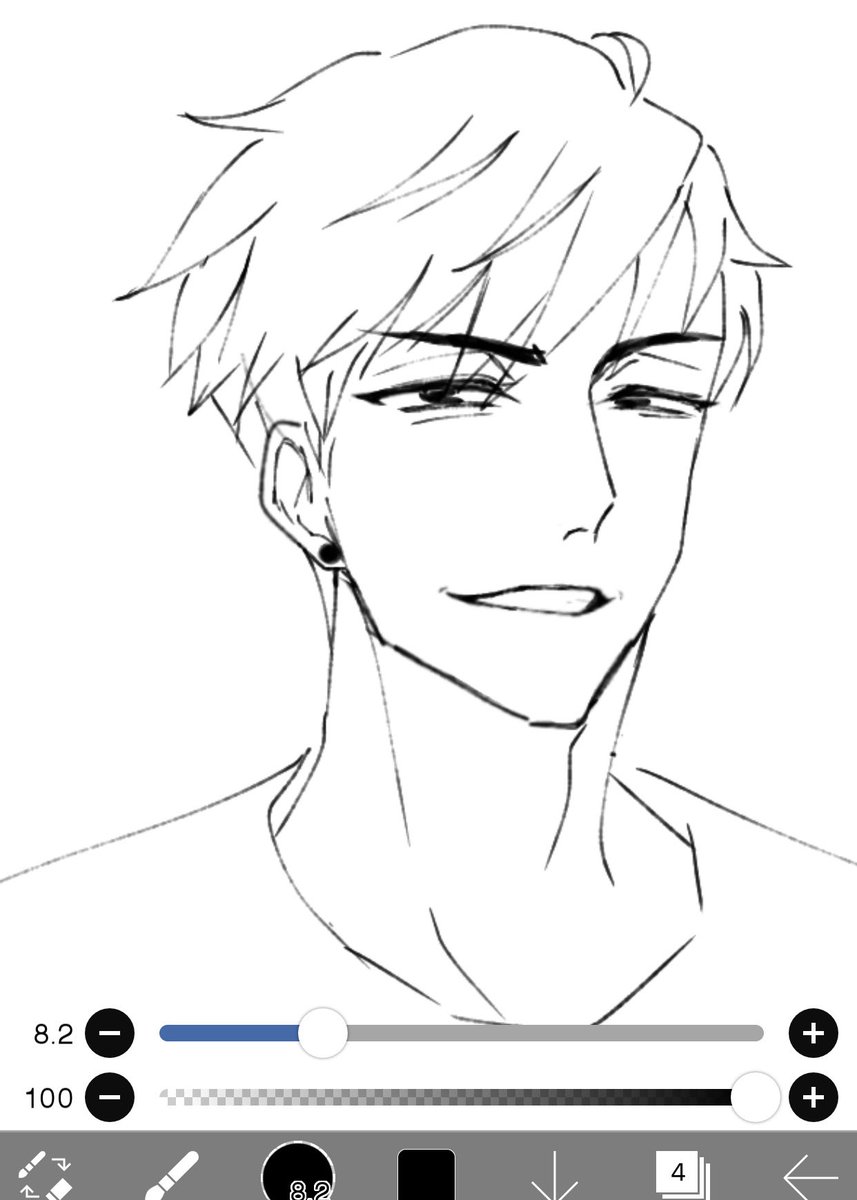 pd_sya18's tweet photo. ❕WIP 
atsumu again~
>let's be #artmoots https://t.co/CKgFzyA3db
