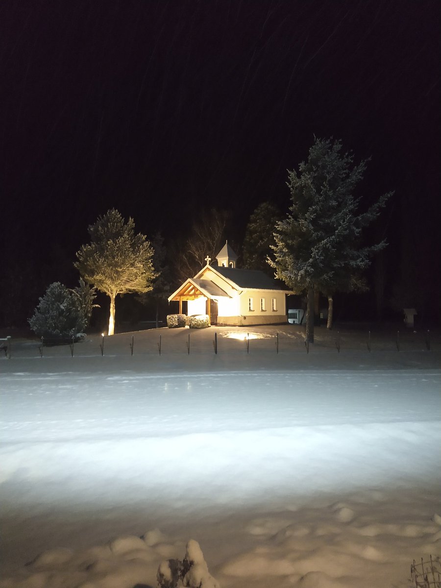 RodrigoDelPool's tweet photo. Buen martes para todos. Amaneció con nieve el barrio y sigue nevando. #Patagonia #Invierno2026 https://t.co/4zAw4hizbd
