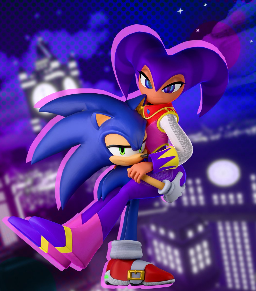 DantheDJ12's tweet photo. @JSIBrowsing asked me to render Sonic and Nights 
#NightsIntoDreams #SonicTheHedgehog https://t.co/vkPka7WMtj