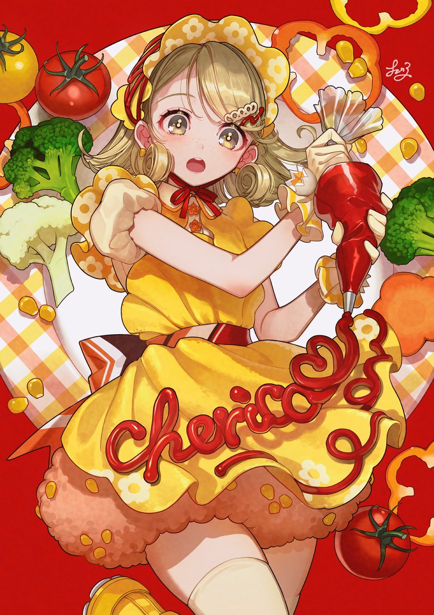 chie_rico's tweet photo. おいしくなる魔法🍅 https://t.co/s891gU0Xu4