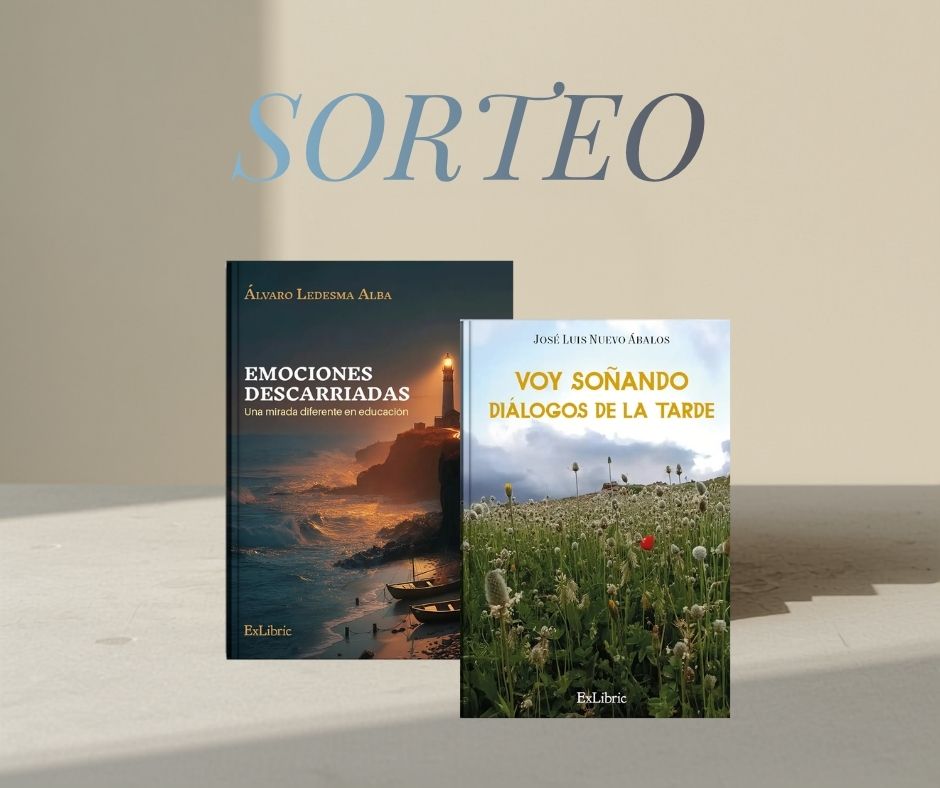 ExLibric's tweet photo. 🌅 ¡Poesía y emoción se dan la mano en este sorteo!

Sorteamos un ejemplar de «Voy soñando diálogos de la tarde» y otro de «Emociones descarriadas». 📖

¿Cómo participar? ⬇️

🔁 RT a este tuit.
➕ Síguenos.
💬 Dinos qué emoción quieres «descarriar» hoy.

Sorteo hasta el 02/09. ¡Mucha suerte! 🍀