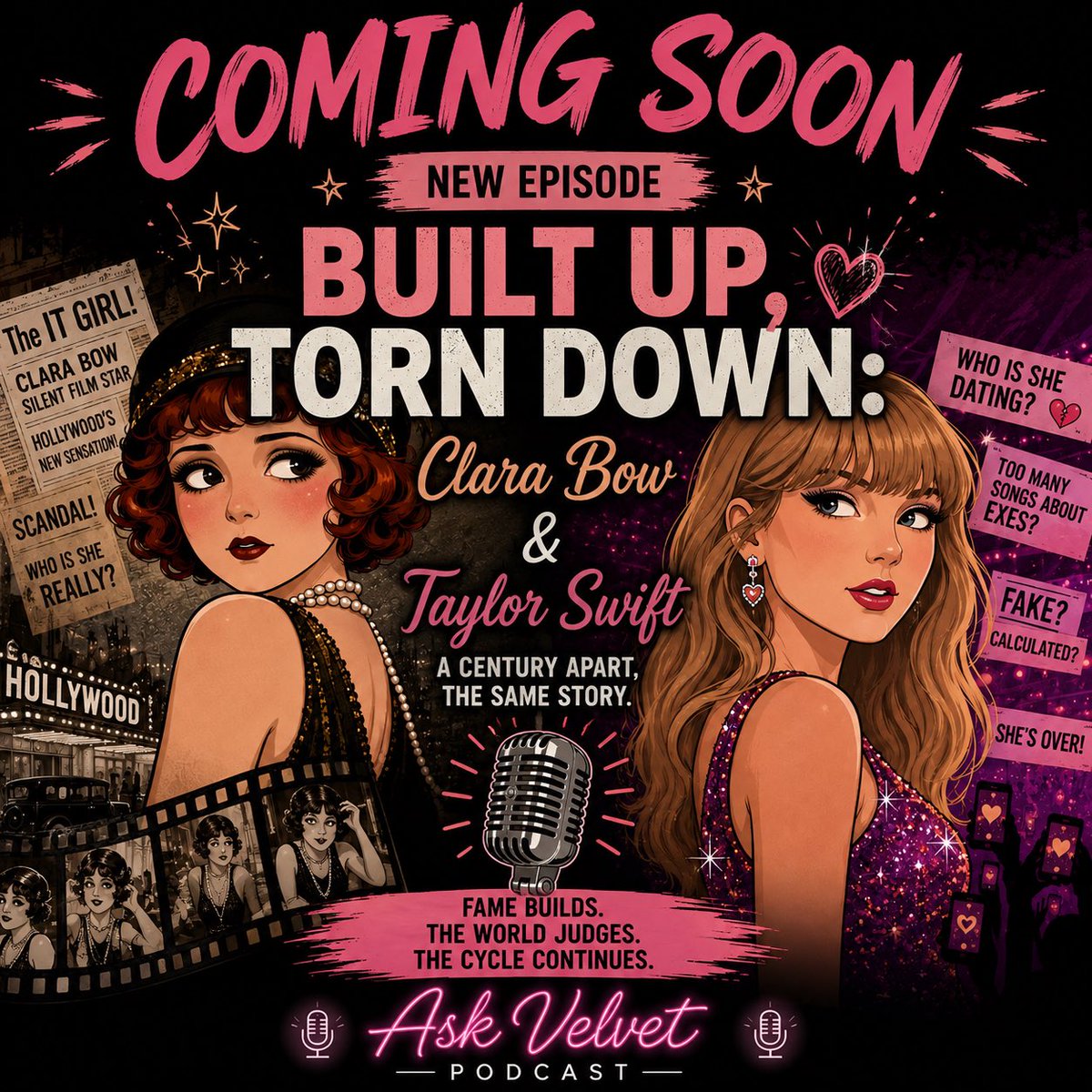 AskVelvetPk43's tweet photo. #taylorswift #clarabow #podcast #podcastaddict #podcastcommunity https://t.co/htLpKW10fO