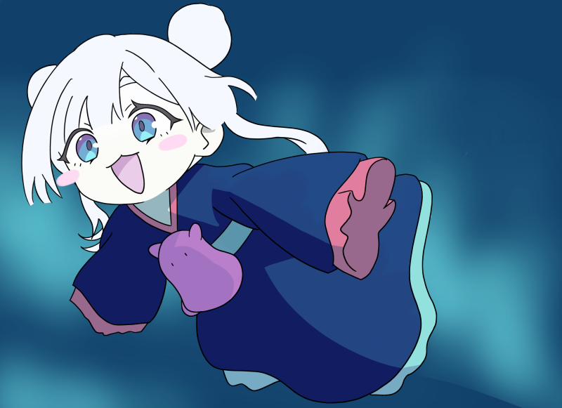 har1ca's tweet photo. ＃超かぐや姫　#イラストㅤ 

MediBang Palettaに乗り換えた記念にミニヤチヨ描きました。 https://t.co/A6pdt6ZAhA