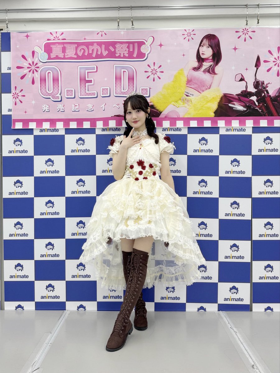 OY_A_Official's tweet photo. #小倉唯 “真夏のゆい祭り”
「Q.E.D.」発売記念イベント
ありがとうございました！🌻

「Q.E.D.」にまつわるトークコーナーや
マネキン唯ちゃんのファッションショー
トーク＆お眺め会を実施しました🦋

これでリリイベを完走💖

皆様、たくさんのご応募
ありがとうございました♪ https://t.co/Mz0bJTFEsN