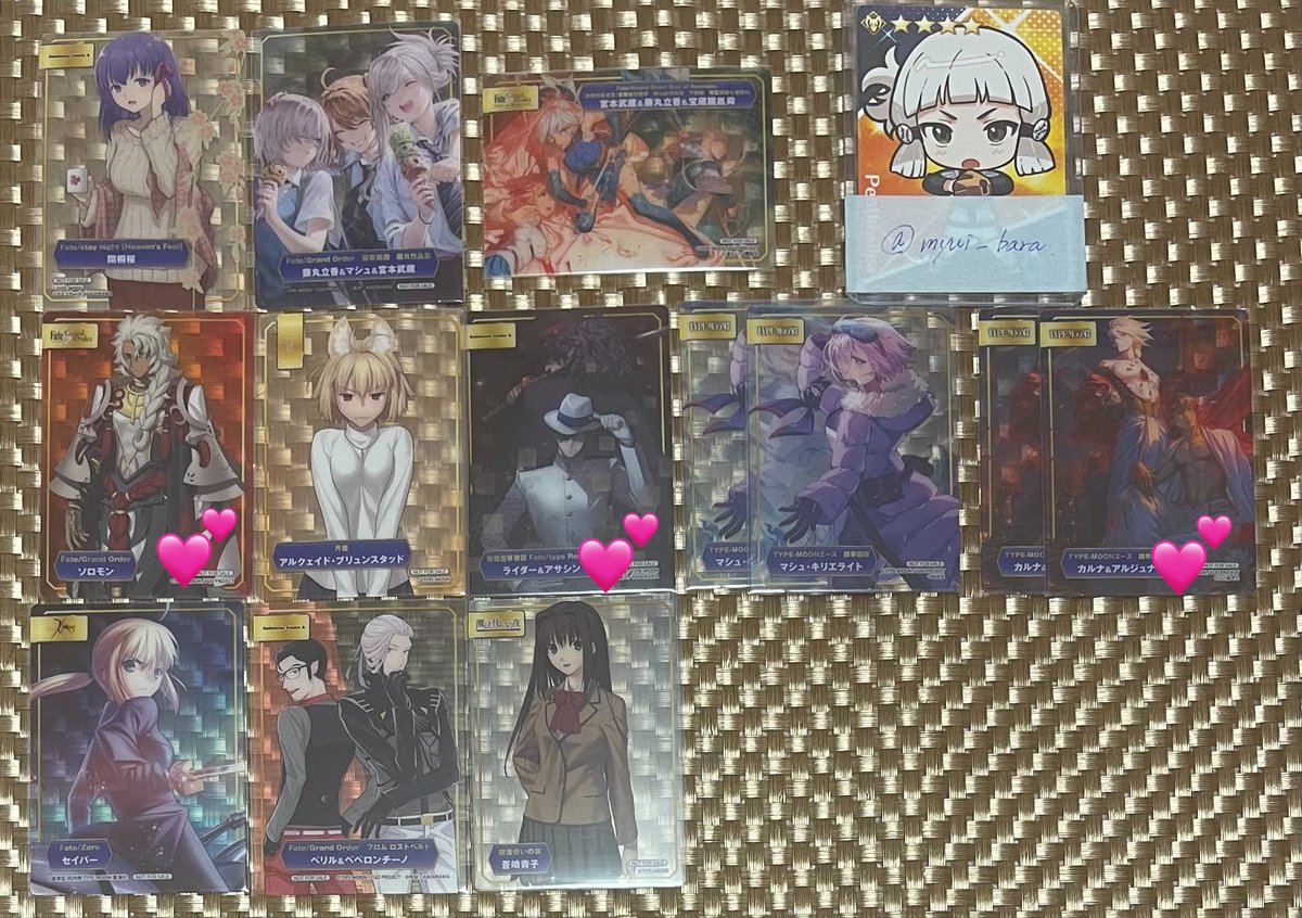 myui_bara's tweet photo. 【交換】Fate fgo TYPE-MOON フェア　A.B-T.C アニメイト

譲：画像1〜3
求：画像4、Fake9巻店舗特典

クリア⇆クリア、ノーマル⇆ノーマル
💕は💕、Fake9巻＞別巻店舗特典（未所持）との交換のみ

郵送のみ
プロフあり
検索からもよろしくお願いいたします https://t.co/ljH8SHeLjX