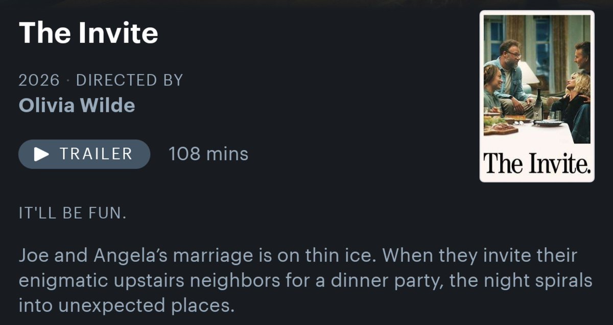 abeee025's tweet photo. It was perfect...perfect. The writing, the acting, the cinematography, the production, the score each and every department was perfect down to the last minute details.
#TheInvite https://t.co/QNsc5oyM2A