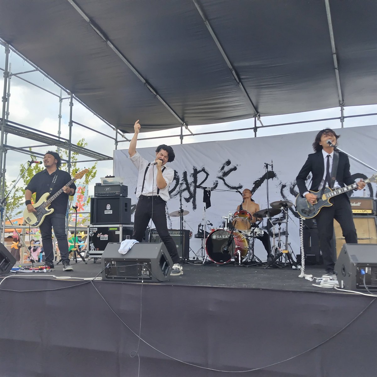 ichimingo's tweet photo. 今日は京田辺でソス‼️遠かったけど楽しかったー⸜( *´꒳`*)⸝🎶たいちさんに絡まれた中学生が逃げてったのワロタ🤣
 #THESOS
 #ソス
 #SPARKFES https://t.co/yJolDYxfBv