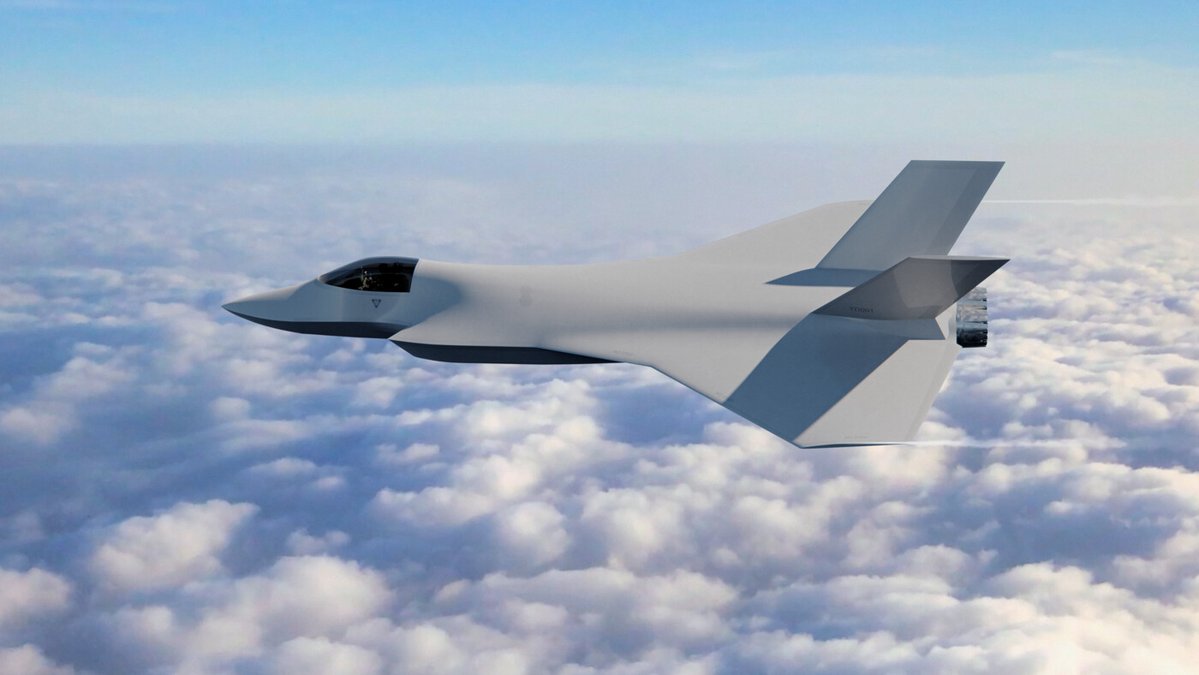 BAESystemsAir's tweet photo. This is the UK's first crewed combat air demonstrator in more than 40 years ✈️

Designed, built and prepared to fly in Britain, it's helping us grow the skills that keep the UK at the forefront of combat aircraft design, production, testing and certification.

Those skills and expertise will carry forward into the next-generation combat aircraft being delivered through the Global Combat Air Programme (GCAP).

Find out more about this pioneering programme 👇
https://t.co/b5amvhC3wI