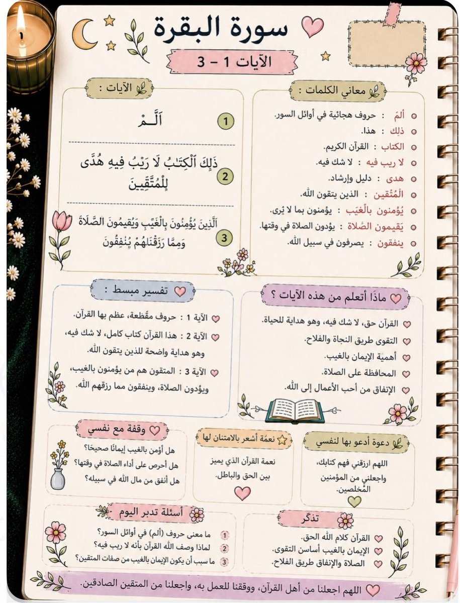 AlTyby48117's tweet photo. رحلة تدبر سورة البقرة
♥️♥️ https://t.co/4BIEvFztWv