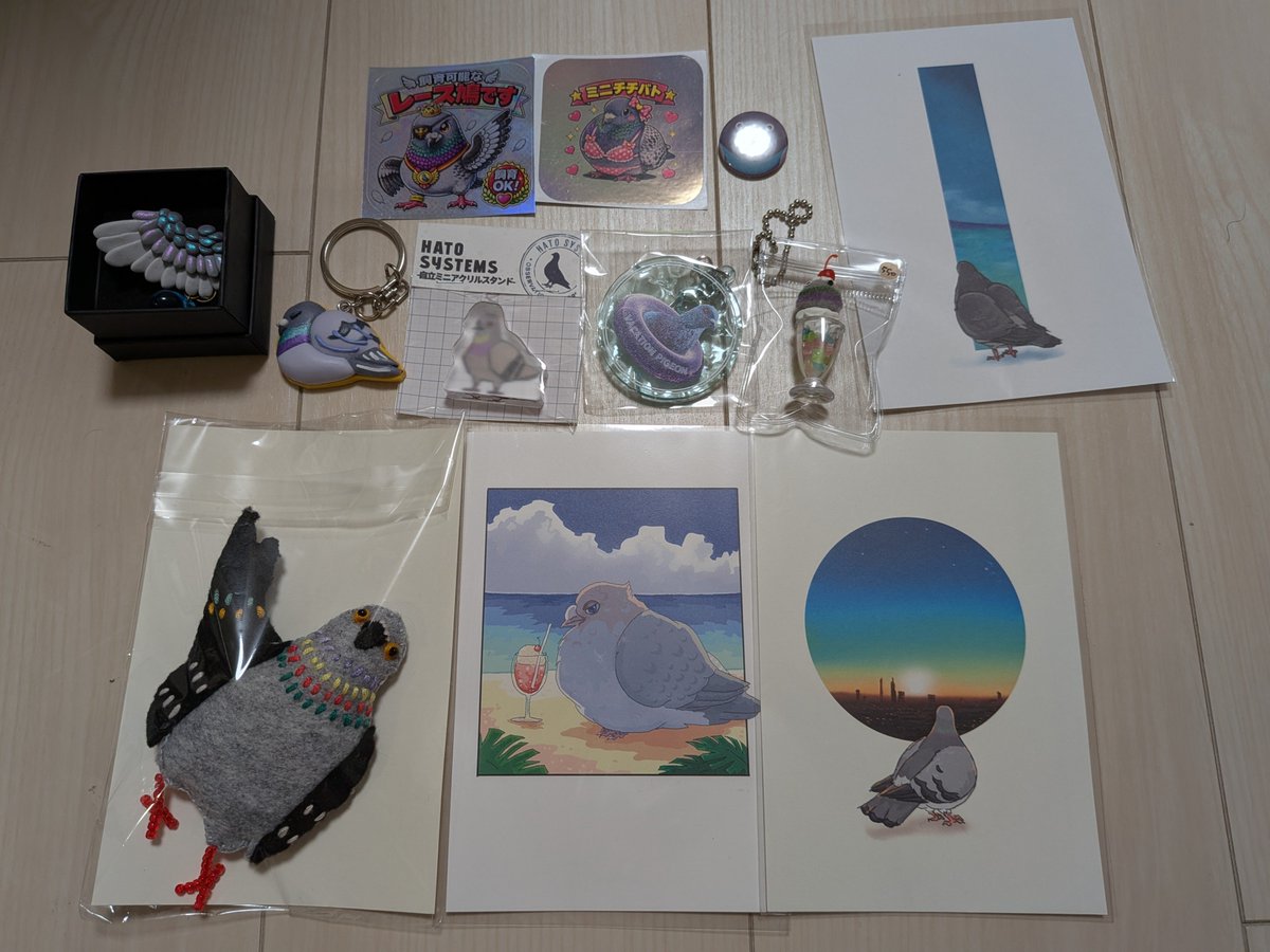 koromobato's tweet photo. #810フェス 戦利品！
念願のハトルンもお迎えできて大満足です☺️ https://t.co/ldrUn8PfVu