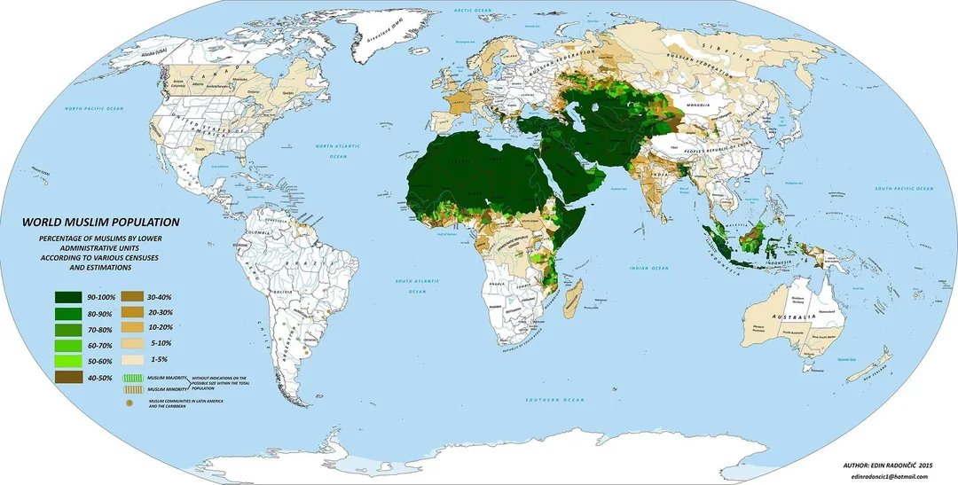 SammyHistorian's tweet photo. Islam is an Arab imperialist Colonialist  ideology

I am truly amazed that so many people don't know what "imperialism" & "colonialism" means.
 Don't worry—I'll enlighten you today.

What is Imperalism & Colonialism ?
Imperialists and colonialists strive to dominate territories, economies, and cultures, and they settle people in the areas they have conquered.

The Iraq War was not about imperialism.
I don't want to start a debate about the Iraq war.
He didn’t force values ​​onto the Iraqis, nor did he try to control Iraq’s economy.
 He didn’t settle Americans in Iraq, either.
He took action against Saddam because Saddam had started two wars with his neighbors and used poison gas against the Kurds. Officially, he used the WMD argument, which was a mistake on his part.

How Islam has spread throughout history
Throughout history, Islam has spread through conquest.
The only countries that are truly "Arab" are the countries on the Arabian Peninsula.
Arabic-speaking countries such as Iraq, Syria, Lebanon, Egypt, or Tunisia are not originally Arab countries.
The Arabic  Language was forced upon them.
When Muslims conquered the lands, they settled people from the Arabian Peninsula there.

The next target is the West
Islamists are already posting online that the West will become Islamic within the next 100 years.
The high birth rate and mass immigration of Muslims to the West will make it possible.

Religions that disappeared in the middle east since the 7th century
Pre-Islamic Arabian Polytheism
Manichaeism
Mithraism
Zurvanism
Hellenistic-Near Eastern Syncretic Paganism

Religions in decline since the 7th Century in the Middle East
Judaism
Christianity
Yazidism
Alawite Religion
Zoroastrianism
Mandaeism

Countries Muslims tried to Arabize but failed
Iran
Spain and Portugal
Italy (Sicily)
Turkey
Uzbekistan
Pakistan
India

Arabized Ethnic Groups:
Maronites
Copts
Druze
Alawites
Iranian Arabs

Ethnic groups that have De-Arabized
Mizrahi Jews
Iraqi & Syrian  Kurds
South Sudanese
Sicilians