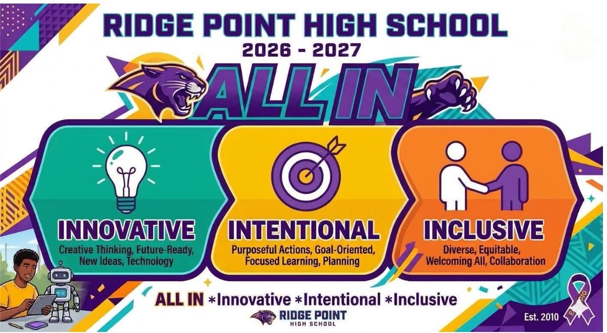 RPHS_Panthers10's tweet photo. 🎯#BackToSchool26 🎯: GM #PantherNation &amp; welcome to the 1st day of school! Its going to be a #GreatDay full of energy, excitement, curiosity, spirit, &amp; unknowns…! #BeInnovative #BeIntentional #BeInclusive #EveryPantherEveryDay @RGAPMobileLive @RPHS_CCR #ALLIn26 #MakeYourMark https://t.co/BiBxkxGyYD