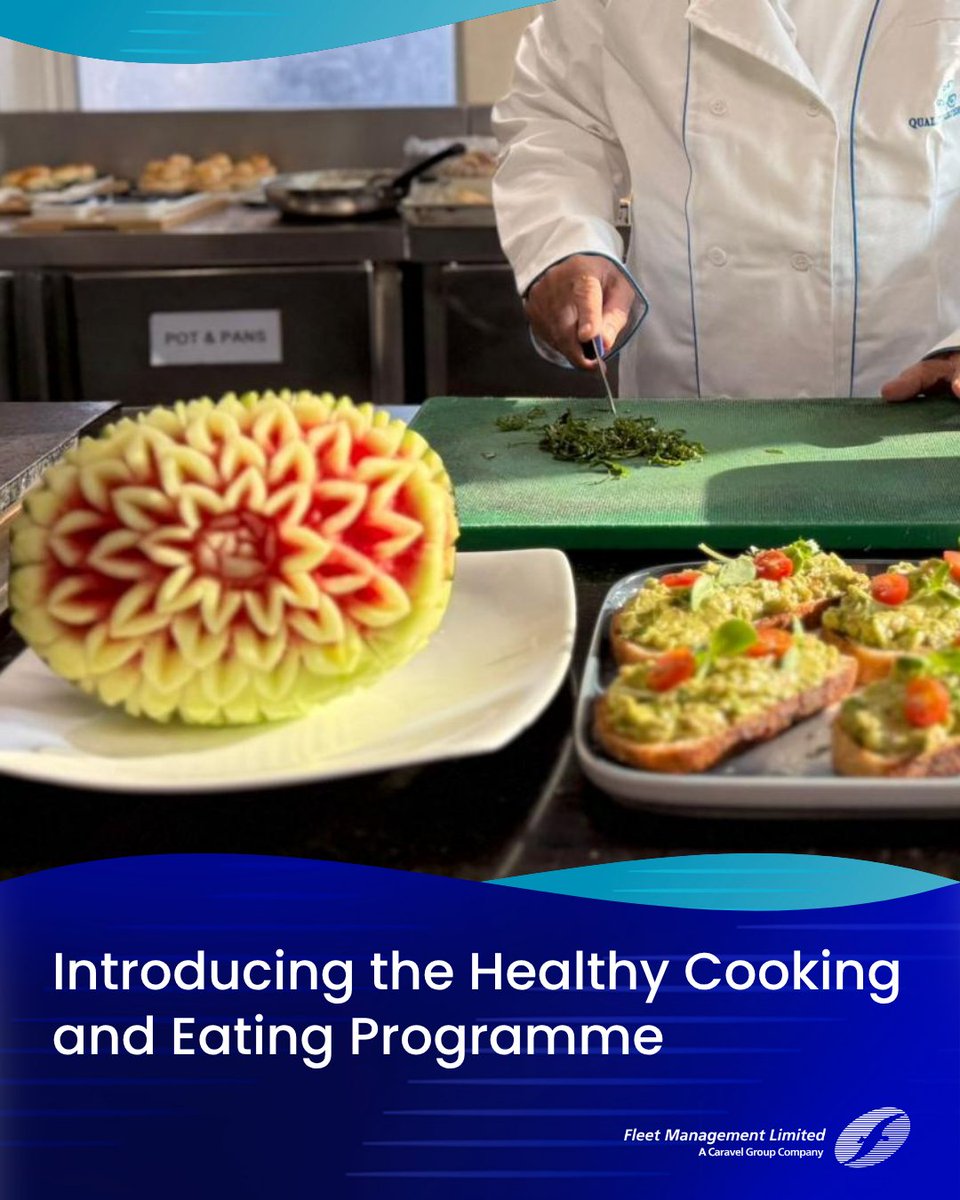 Fleet_stories's tweet photo. Our Quality Catering Division (QCD) launches Healthy Cooking and Eating, a new training programme helping galley teams prepare nutritious, satisfying meals for our seafarers. 

Read more: https://t.co/lwiXY7WqUw
#maritime #seafarers #nutrition #Fleetstories https://t.co/xez7nzP4d6