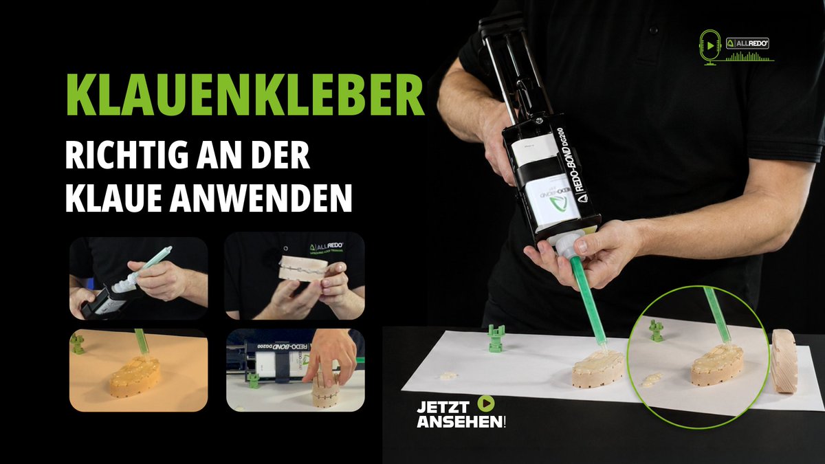 AllredoEU's tweet photo. Kartuschenkleber richtig anwenden 👇
https://t.co/liG8u1Iae0

🌐 Mehr im B2B-Shop: https://t.co/wbgel8bkH6
#Klauenpflege #Klauenkleber #Kartuschenkleber #Klauenklotz #REDOBOND #Klauenpfleger #Rinderhaltung #Milchvieh #Landwirtschaft #HoofTrimming #ALLREDO https://t.co/NIOUrKhQUB