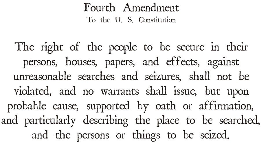 GlennJacobsTN's tweet photo. The "balance" between public safety and privacy can be found in the 4th Amendment. https://t.co/1AZ0n4G8RV