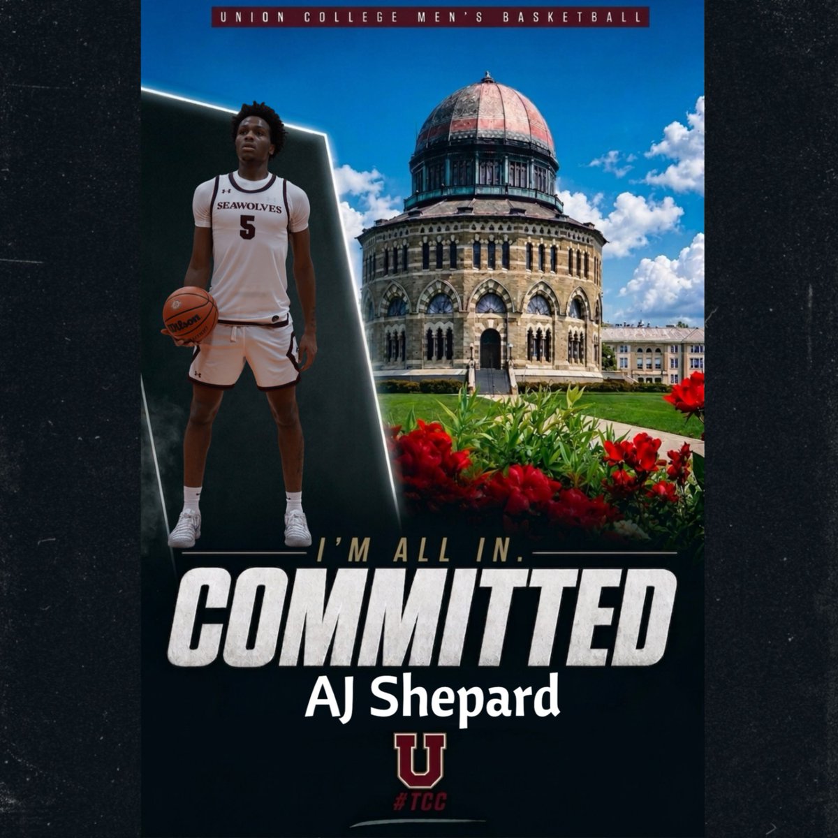 UnionMBB's tweet photo. Next up in our class of 2026 is wing AJ Shepard from Tabor Academy.

First Team All SENE
SENE Champions

Why Union?

I chose Union because it gives me the opportunity to get a great education while playing the sport I love.

Welcome AJ!

#TCC #GoU #All4U https://t.co/3ceiJSrlQj