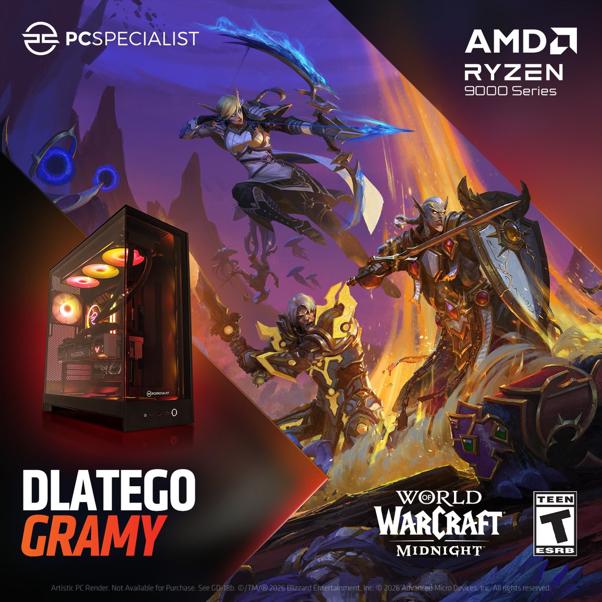 PCSpecialistPL's tweet photo. Nie tylko grasz w innych światach. Wkraczasz prosto do nich 🪐

Procesory AMD Ryzen™ i karty graficzne Radeon™ zapewniają szybkość, świetną grafikę i immersję, dzięki którym przeżywasz każdą chwilę.

Skonfiguruj system AMD ➡️ https://t.co/C7orqEDOjE https://t.co/GlhkjdYrp1