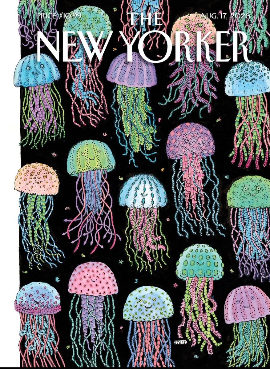ColeHenri's tweet photo. I love appearing in the jellyfish issue.
@NewYorker https://t.co/6m69mw7cN8
