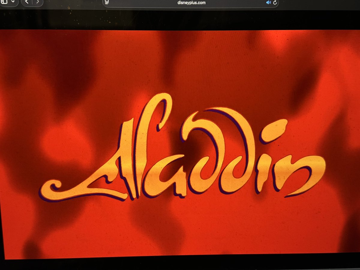 alec_behan's tweet photo. Rewatching Aladdin (1992) on Disney+ https://t.co/xeH5hYMPN3