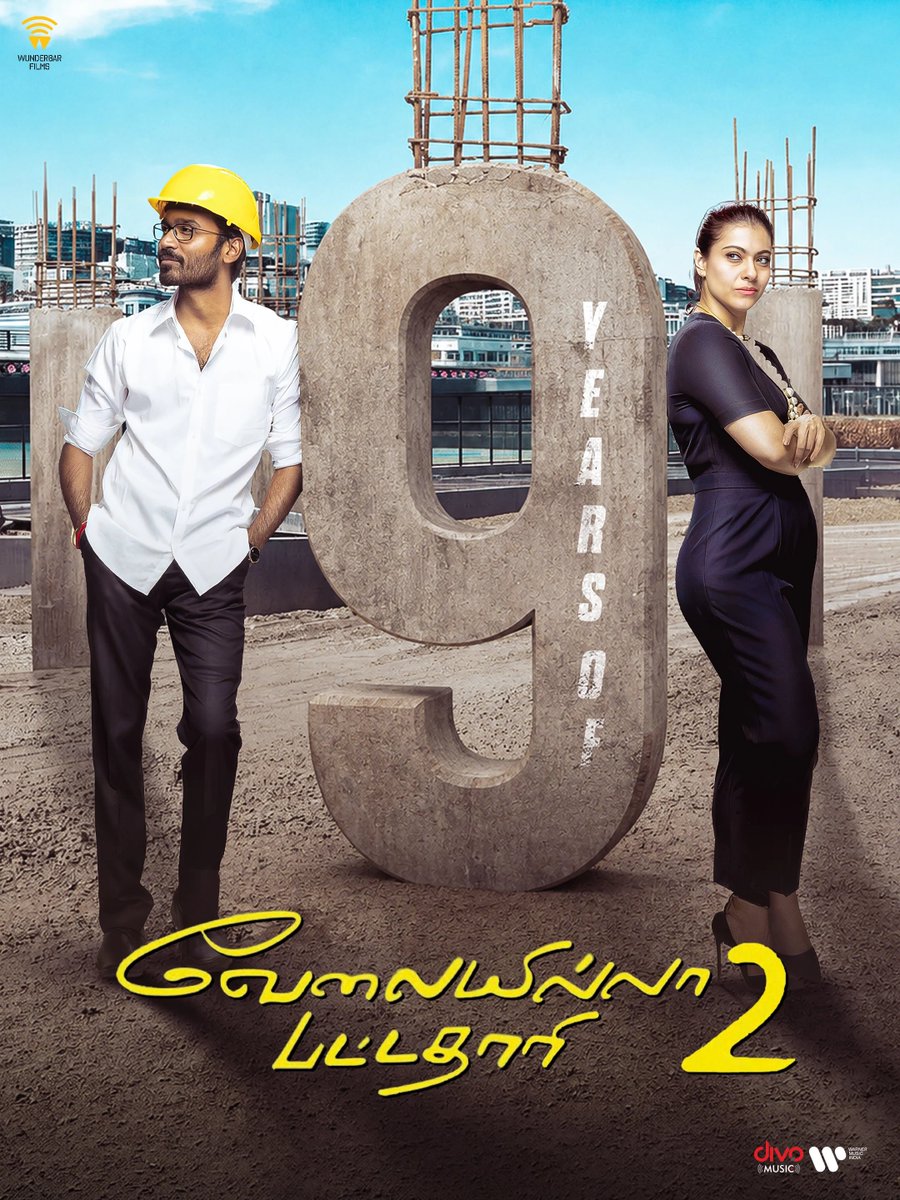 divomusicindia's tweet photo. A movie remembered, an album cherished.
9 years of VIP 2 🎬🎶❤️🔥
#VIP2 #VelaiillaPattadhari2 @dhanushkraja @Amala_ams @itsKajolD @soundaryaarajni @RSeanRoldan @wunderbarfilms #DivoMusic https://t.co/CB6N2Cc2dy