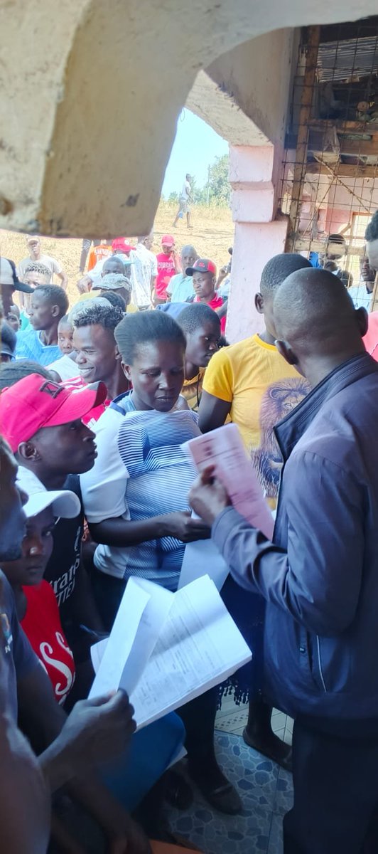 AlionyaRoseline's tweet photo. As Riggy G was addressing the media today, my grandmother sent me these photos from Bondo Constituency where she was escorting her friend (52 years now) to pick an ID.

Her caption reads "Msichana Yangu, tumeteswa sana kama jamii, tukanyimwa barabrabara, stima na hata Vitambulisho, hatukupigia Ruto kura lakini nashukuru watu waliopigia yeye kura. Tunaona vitu hatukuwai dhania tutaweza ona" 

To the leaders involved in this good act of ensuring everyone gets an ID and a voters card I LOVE YOU ❤️to the moon and back.
