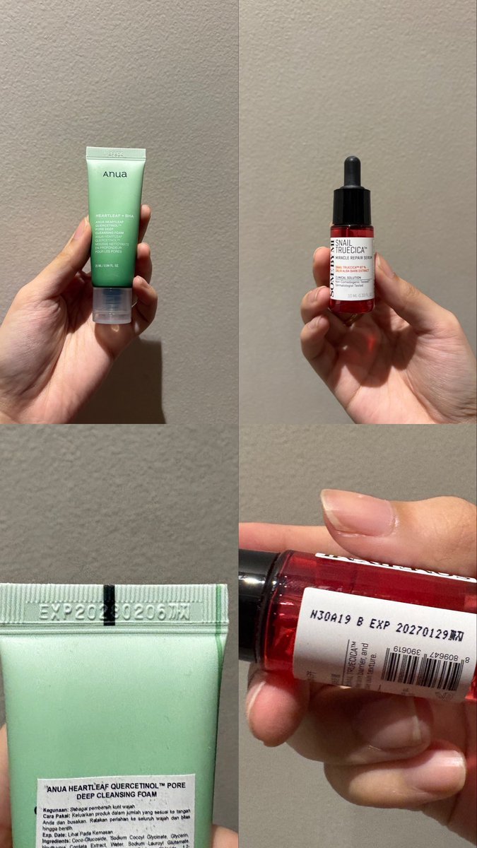 thecelyst's tweet photo. #wts hiii guys aku mau jual travel size ini bundling aja aku jualnya anua+sunbyme only 35k aja, masi baru

Minat?!DM, Siapa cepat siapa dapat ya guys. Bisa COD semarang only atau CO lewat shoppe ya guys 

#prelovedskincare #prelovedskincaremurah #prelovedskincaresemarang https://t.co/hJN30tY2cK