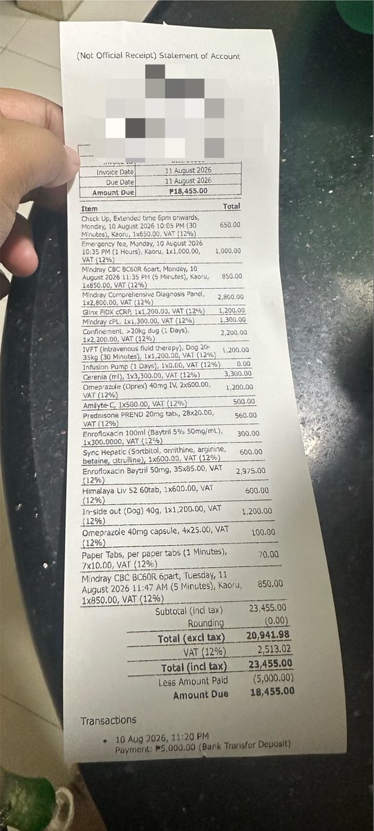 patipafu's tweet photo. ‼️ RTS APPRECIATED ‼️

Total bill ended up almost 24k PHP. And I had to pay 18,455php earlier. I’ve used up all my remaining money and have 1k PHP left

I’m sorry if this has been the only thing I’m posting, but I’m still opening my cms 🙏

Any ko-fis appreciated as well 🙏 https://t.co/0fprbMZFrP