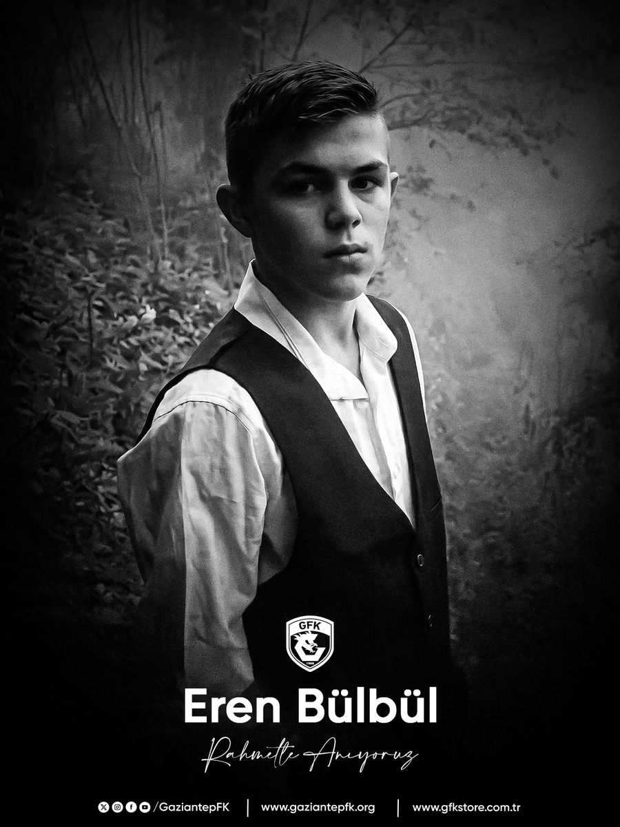GaziantepFK's tweet photo. 🇹🇷 İyi ki varsın Eren.

Vatan sevgisi ve cesaretiyle milletimizin kalbinde unutulmaz bir iz bırakan Eren Bülbül’ü, şehadetinin yıl dönümünde rahmet, minnet ve özlemle anıyoruz. https://t.co/769tTZXxKi