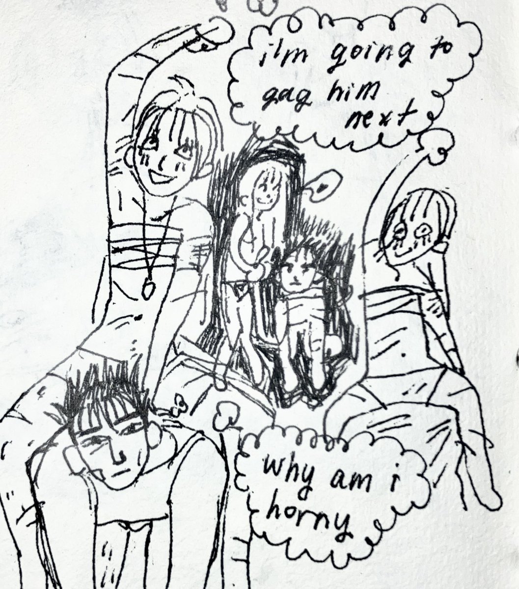 nineinchhurt's tweet photo. berserks i drew while high before a supposedly straight guy started asking if i wanted to have sex because i look like a girl Pretty on brand #griffguts #berserk https://t.co/IPVfDOHBlC