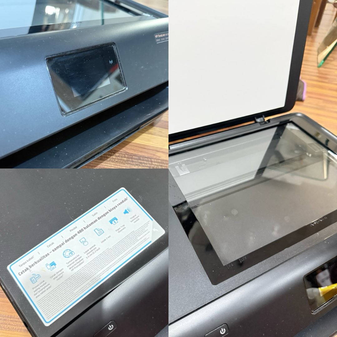 fairurensu's tweet photo. #wts Printer HP DeskJet 4535 🖨️ - 📍JKT Ut siap COD

Harga? 950 rb (nego) 
Kondisi? mulus (hanya perlu beli tinta baru)

Incld: 
- Body Printer 
- Kabel 
- Box 

Cocok untuk usaha fotocopy, print skripsi, dll 

Tanya? DM! ✨ https://t.co/Vj5kqMGuzA