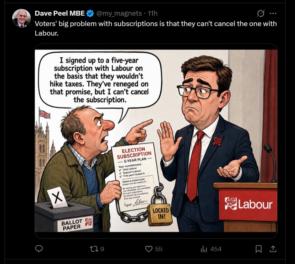 InTheTrenchesUK's tweet photo. KATE DEARDEN: THE BINGLEY GIRL WHO PARACHUTED INTO HALIFAX, GOT REJECTED BY WAKEFIELD FIRST, AND IS NOW TELLING YOU HOW TO CANCEL YOUR NETFLIX

Yesterday, as her own constituency posted crime figures 78 percent above the national average for violence and sexual offences, the Member of Parliament for Halifax logged onto X to announce that she was making it easier for you to cancel your gym subscription.

She got 73 likes. The top reply got 50 and it read: "Voters' big problem with subscriptions is that they can't cancel the one with Labour."

Meet Kate Alexandra Dearden. Minister of State. Minister for Employment Rights and Consumer Protection. Parachuted, salaried, promoted, and now, as of Monday evening, publicly ratioed by her own voters on the platform she uses to lecture the country.

Let's start with the parachute. Dearden is not from Halifax. She was born and raised in Bingley, twenty miles up the road, schooled at a Catholic college in Bradford, and finished at the University of Edinburgh reading International Relations. She chaired Edinburgh Labour Students. She campaigned for equal marriage in Scotland. She has, on paper, everything a modern Labour selection panel dreams of. What she does not have, and never had, is Halifax in her voice.

She tried Wakefield first. In the 2022 by-election, she went for the ticket and Labour told her no. Rejected by the seat next door. So when Holly Lynch stood down in Halifax in 2024, the machine found her a second chance in a town she had never lived in. She took it. Halifax now belongs to a woman from Bingley by way of Edinburgh and Bradford, and if you think that is a technicality, remember that the crime figures she inherited are catastrophic and the first thing she chose to talk about this week was your Netflix.

Now to the union. From 2017 to 2024, Dearden worked for Community, one of Labour's affiliated trade unions. She started as a Research and Campaigns Officer. By January 2020 she was Head of Research, Policy and External Relations. That is not junior. That is not clerical. That is the person who writes the union's policy positions and briefs Labour ministers on what the union wants. In 2024, she stopped writing to ministers. She became one.

Community Union then donated £4,000 to her constituency operation. The pipeline was complete. Officer of union, funded by union, elected as MP, appointed as Minister for Employment Rights. The Bill she is now piloting through Parliament is, in effect, the policy paper she used to write. She is marking her own homework in front of a Commons that is expected to nod it through.

Business has noticed. Seven of Britain's major business groups, the British Chambers of Commerce among them, have written to Dearden collectively warning about "lack of government engagement with business" and about the trade union provisions in her Bill. The chairman of Marks and Spencer, Archie Norman, called it "a political indulgence." The Shadow Business Secretary accused her of signing "the warrant for a war on jobs" and drafting "a charter for a jobless generation." She defended it in The Guardian by saying it was time for the Lords to stop delaying. That is the tone of a minister who thinks scrutiny is an inconvenience.

Meanwhile, Halifax.

Violence and sexual offences 78 percent above the national average. Public order offences 66 percent above. Burglary 55 percent above. Criminal damage and arson 53 percent above. Theft 31 percent above. This is not a statistical footnote. This is a town where women do not walk home alone, where shops board their windows before dusk, where the police response times are a running joke. And her signature intervention this week, on the platform she uses to speak to the country, was a promise to help you find the cancel button on a website.

She was Assistant Whip from July 2024 to September 2025. Whip. Party enforcer. The person who tells rebel MPs to sit down. She spent her first year in Parliament policing dissent. Then she was rewarded with a ministerial red box. Then she was promoted again, in July 2026, to Minister of State. Two promotions in twenty four months. Zero measurable delivery on the streets that elected her.

Look at the replies to her subscription tweet. Not from Reform trolls. Not from the right. From ordinary Labour voters and disgusted centrists. "Imagine being so desperate for favours you lower yourself to this. It's pathetic." Thirty likes. Ratioed. "I really don't understand why a subscription is hard to cancel." Nineteen likes. Ratioed. Her own post was doing 73. The vibes are terminal.

And this is the pattern of the 2024 Labour intake in miniature. Not local. Not chosen by voters, but by lists. Trained not in the town but in the union or the think tank. Ministerial before mastery. Announcements before achievement. Cancel buttons for you, promotions for them, and 78 percent above average for the women of Halifax whose actual lives depend on someone giving a damn.

So let us count what Kate Alexandra Dearden has actually delivered for Halifax since July 2024.

Two promotions for herself.
One Employment Rights Bill written to the specifications of her former employer.
One £4,000 union cheque into her local operation.
Seven business groups collectively begging her to listen.
Zero drop in violent crime.
Zero drop in sexual offences.
Zero connection to the town whose name is on her door.
One viral tweet about subscriptions, ratioed by her own side.
She was not sent to Parliament to be the union's ambassador to the Cabinet. She was not sent to be Community's woman in Whitehall. She was not sent to explain to Halifax how to find the cancel button.
She was sent to represent you.
She does not.