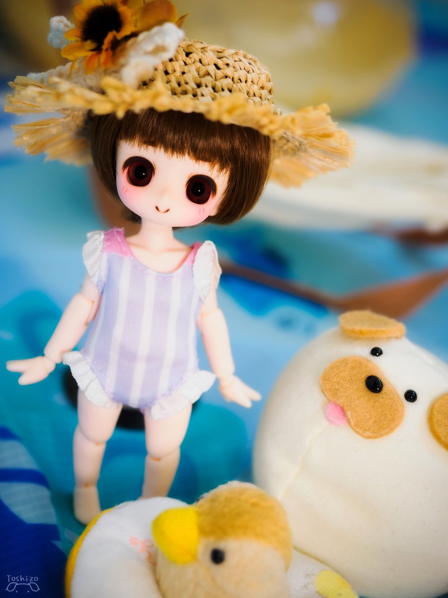 toshizo_to_ena's tweet photo. えなね えなね、みんなとぷーるしたよ！٩(´▽`o)و
ちめたたさん、いーきもちー✿*.(๑′ ᗨ ‵๑)*✲ﾟ

1/12えな用の ちっちゃいプールが買えたのだ(´ω｀*) https://t.co/AUhmqKJHFT
