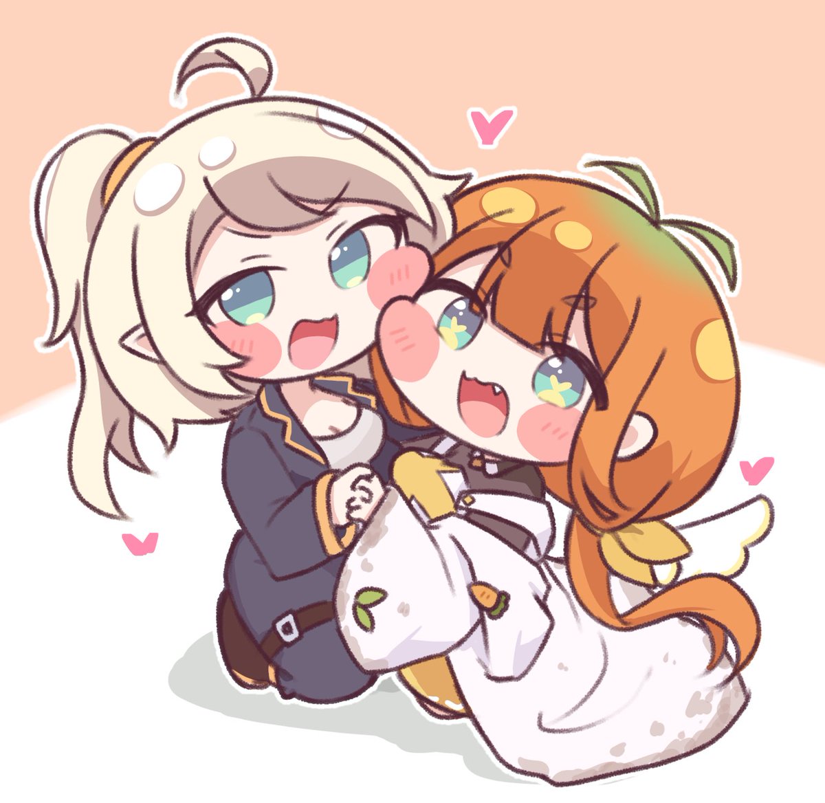 karupapon's tweet photo. カンナとキャロット https://t.co/b5itO9wAvr