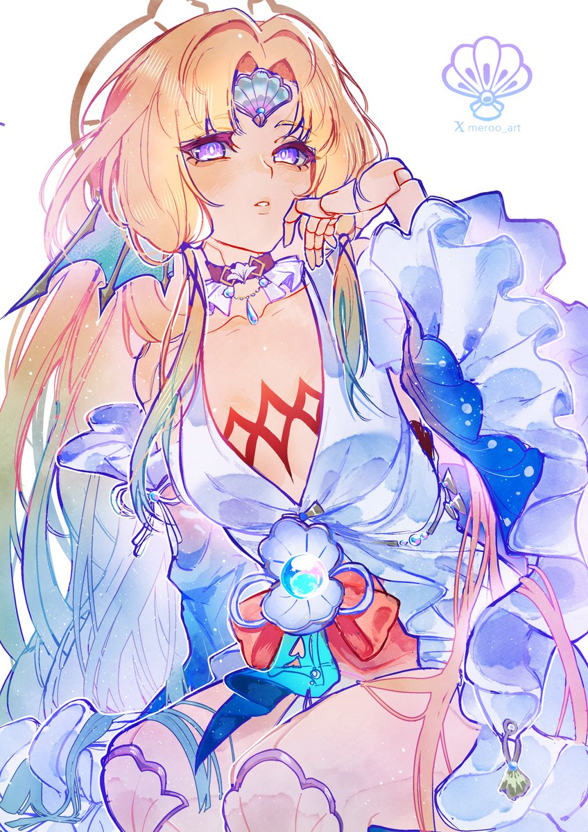 meroo_art's tweet photo. Gorgeous lady is finally announced to be playable 🎉

#pearl #HonkaiStarRai #art https://t.co/S2ur9XRlBN