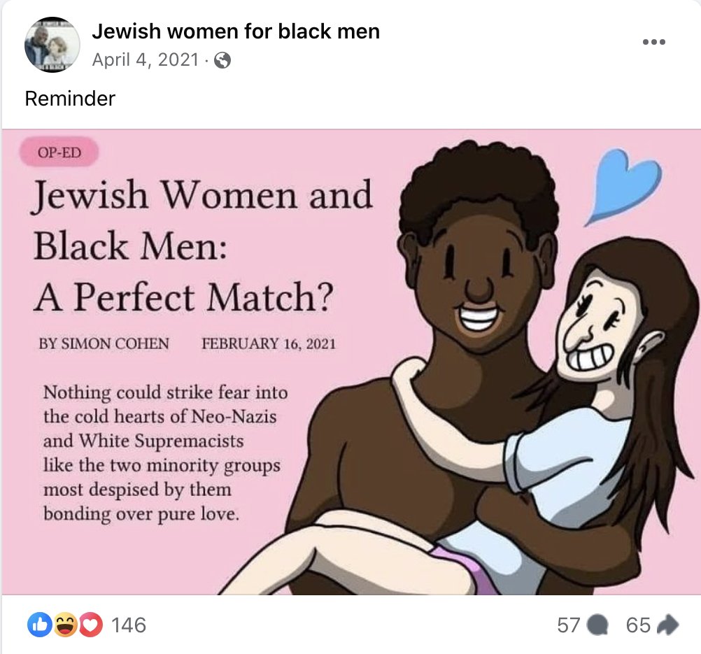 Classicist9999's tweet photo. 😯You would be surpirsed to know that I support mixed marriages. I do.

🖤➕❤️✡️=💒Since 'neo-Nazis' and White Supremacists are terrified of interracial marriage, the most effective way to defeat their ideology is to promote more of it—between black men and jewish women.

😉Imagine defeating them by the very thing they hate.

✅Follow @Classicist9999
