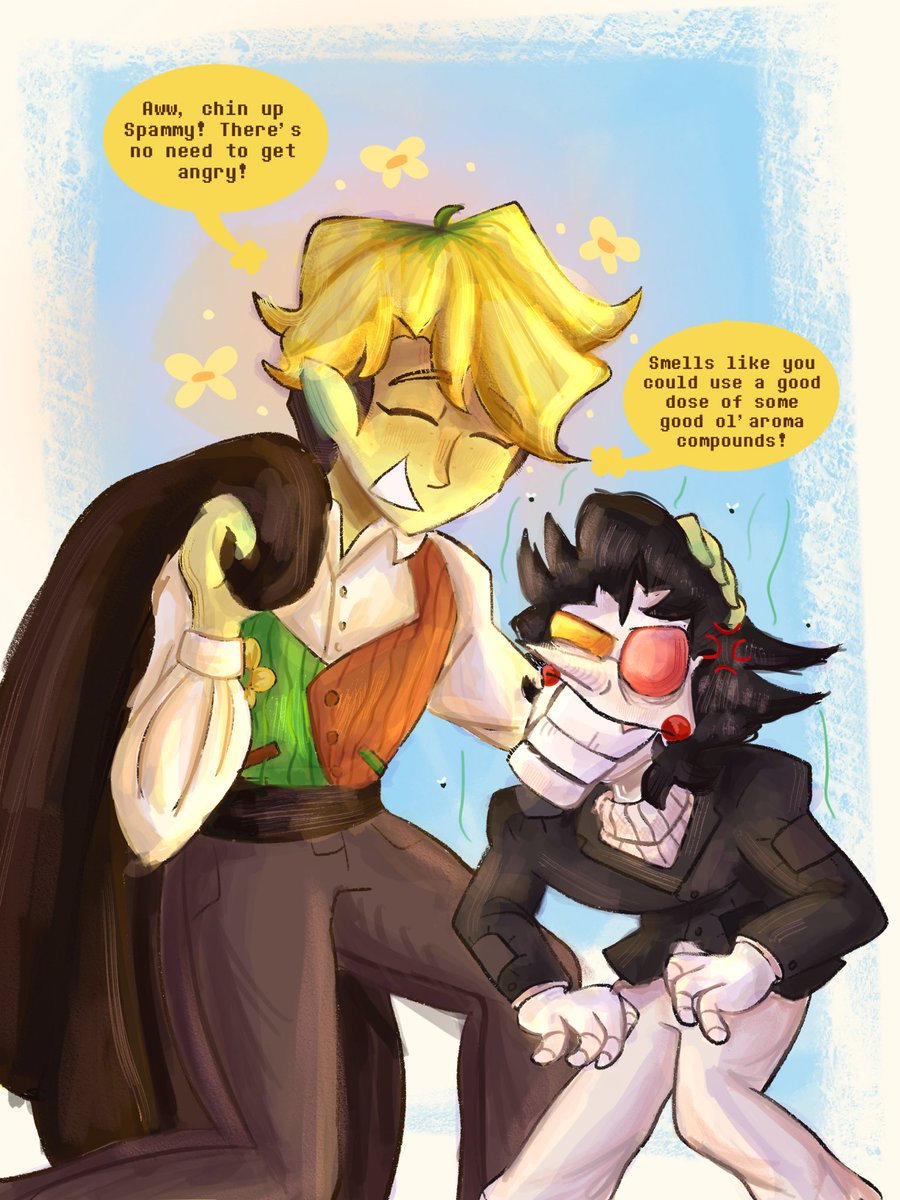 justabridget_'s tweet photo. duality of transmascs in deltarune

#flowery #spamton #deltaruneㅤㅤㅤ https://t.co/p0VvDoGHBY