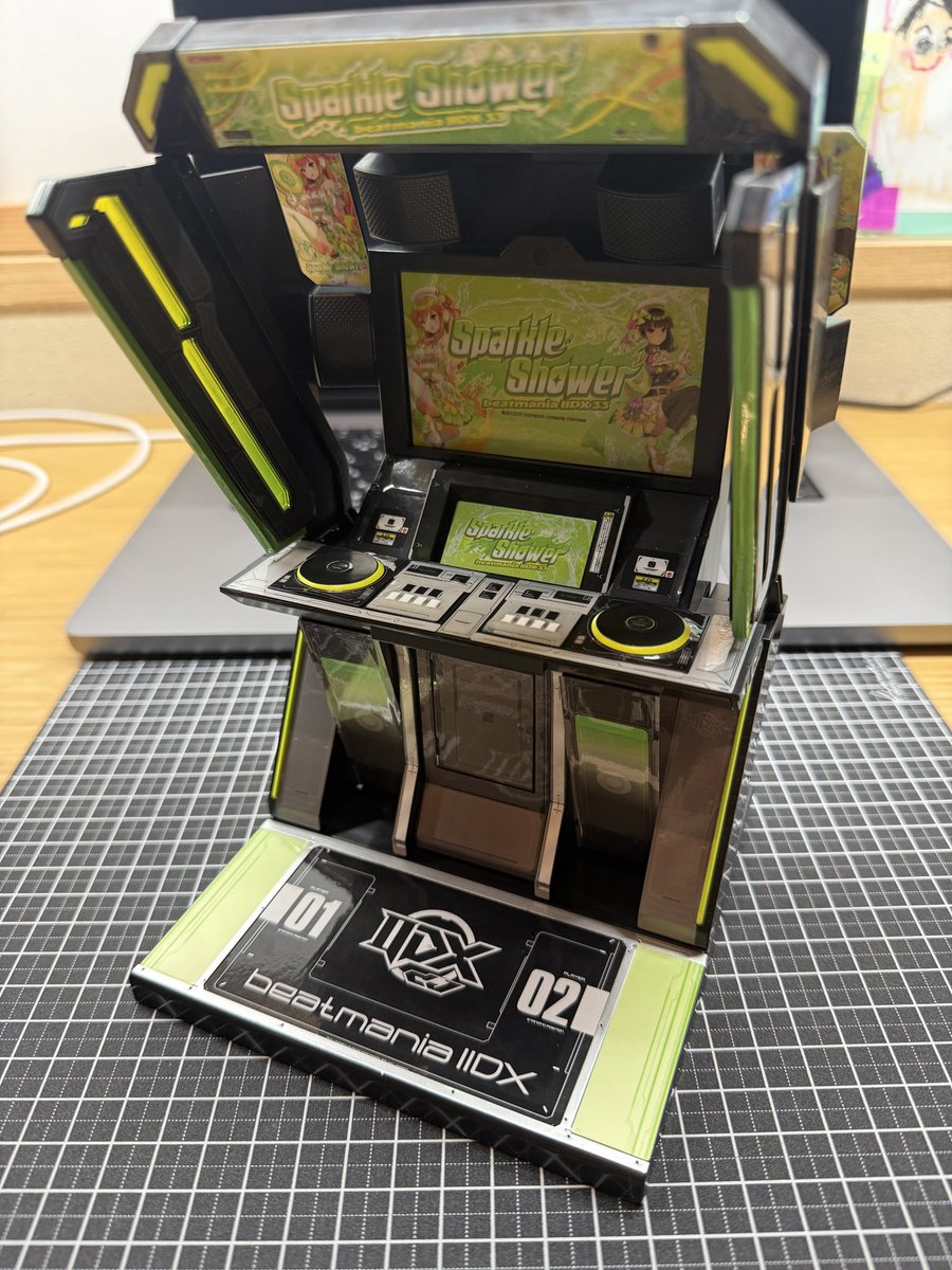 KAQMEI's tweet photo. デスクトップアーケードコレクション完成！
シール貼り難しかったけど、やっぱこれはゲットしといて正解。
めちゃくちゃかっこいい！ https://t.co/ORTUVk9z05