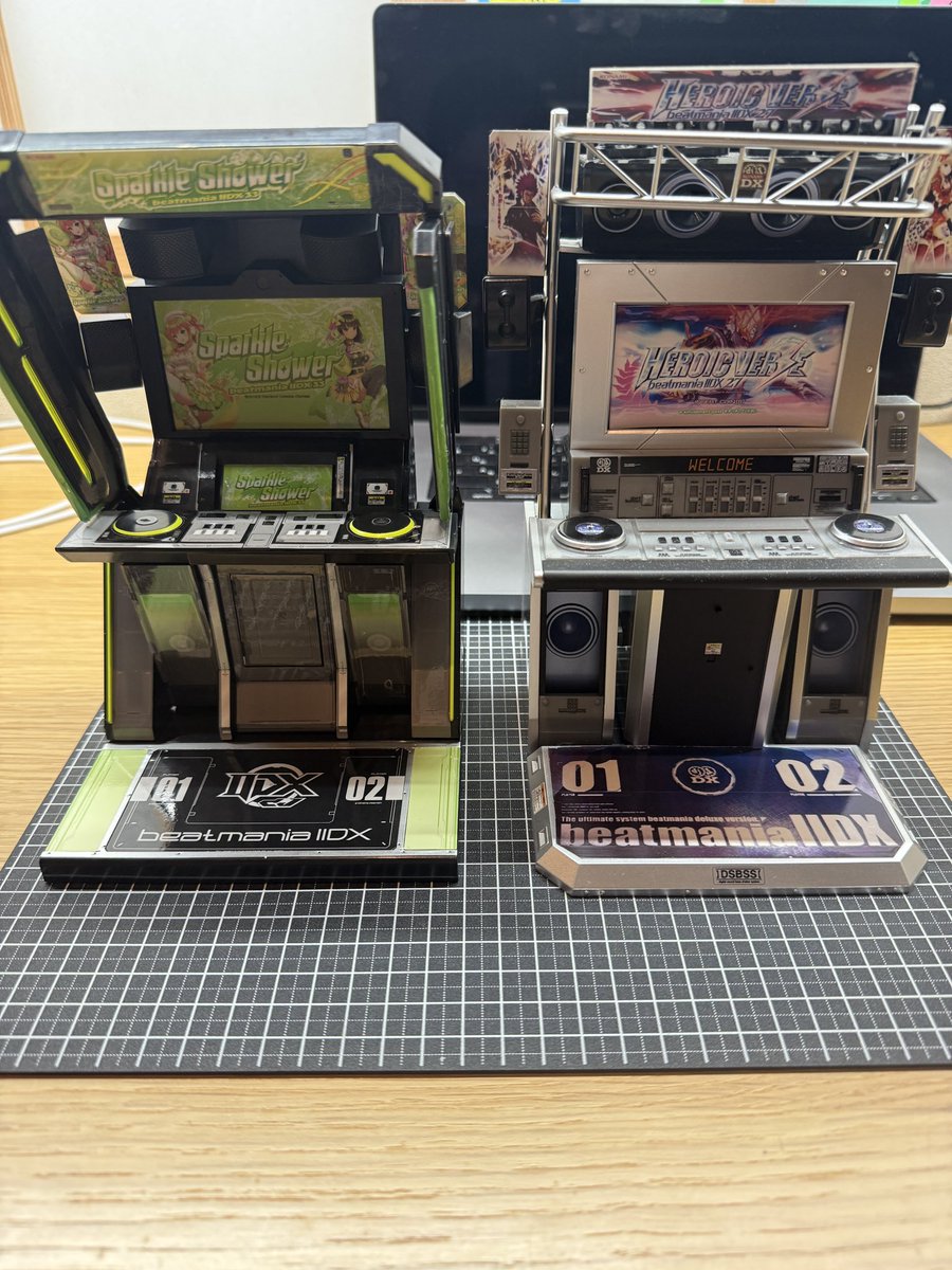 KAQMEI's tweet photo. デスクトップアーケードコレクション完成！
シール貼り難しかったけど、やっぱこれはゲットしといて正解。
めちゃくちゃかっこいい！ https://t.co/ORTUVk9z05