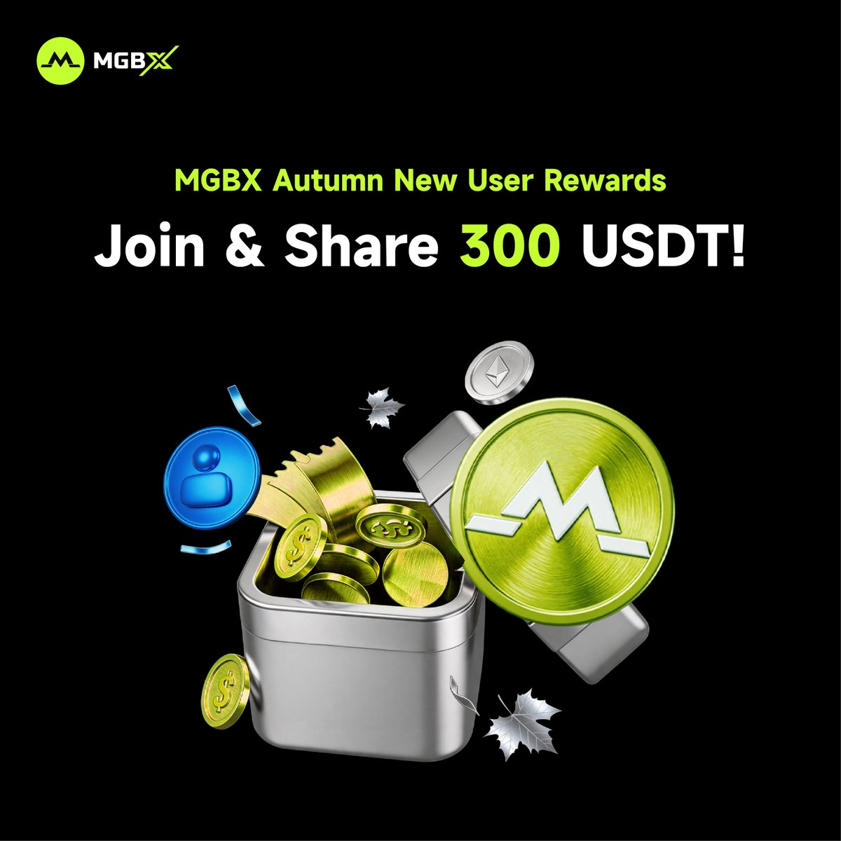 MGBX_Global's tweet photo. 🚀 MGBX Autumn New User Rewards is Live!

Join now for a chance to share 300 USDT rewards!

How to join:
🪂 Follow @MGBX_Global
🪂 Repost this post
🪂 Register MGBX: https://t.co/czFzt2GNgu
🪂 Comment with your UID below

🎁 Prize Pool: 300 USDT

🏆 Winners will be selected after the event ends.
Register now and start your MGBX journey 👇