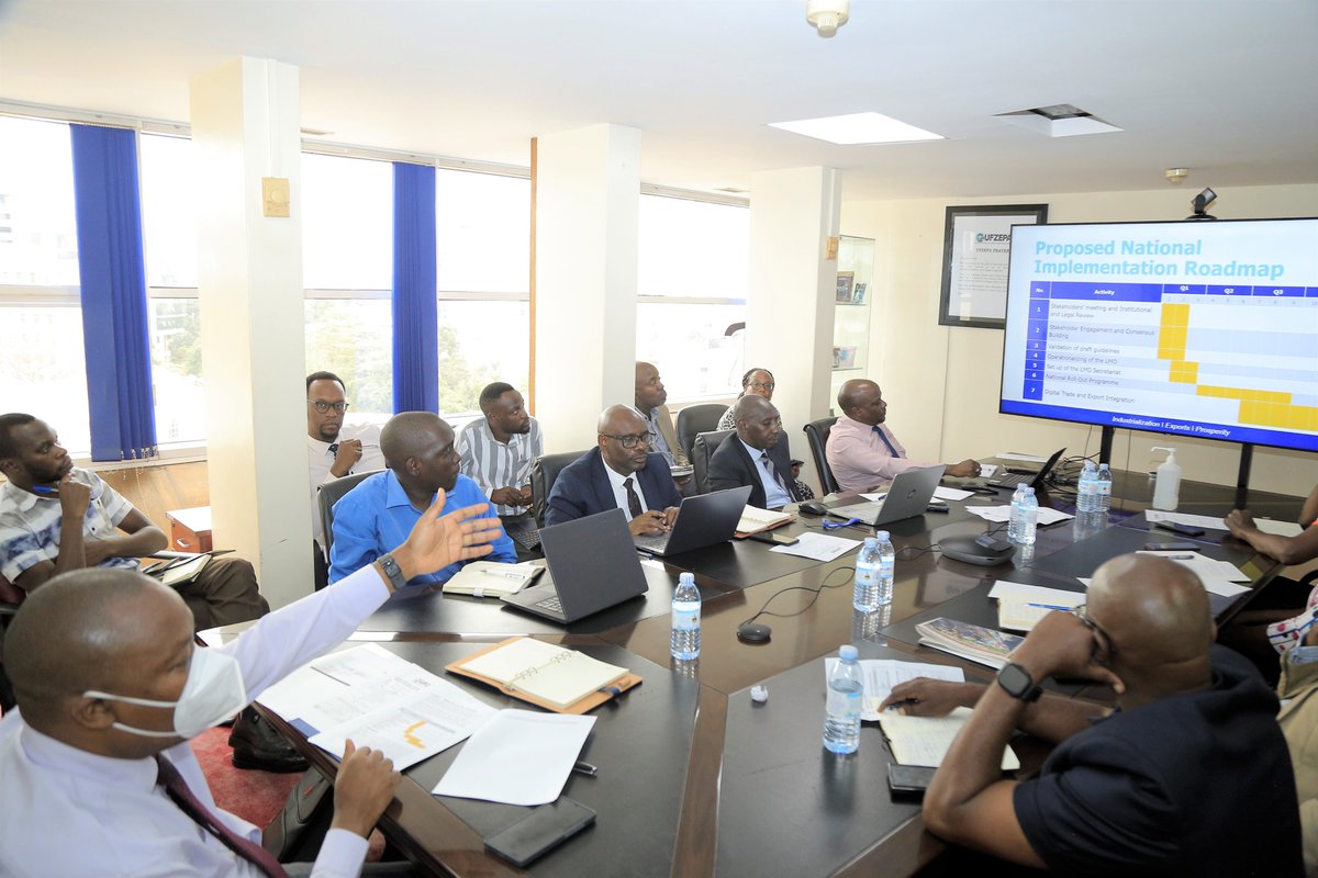 ufzepa's tweet photo. In collaboration with @mtic_uganda, we are coordinating efforts to operationalize the Uganda Barcode to enhance the visibility &amp; traceability of Ugandan products in global markets. Yesterday, our 1st stakeholder meeting built consensus on the roadmap.
#FreeZonesandExportsUg https://t.co/M0kWNW6Ptk