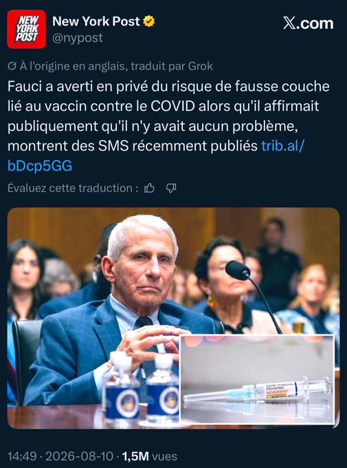 VictorSinclair3's tweet photo. Coucou @DrJeromeMarty 
Comment se fait il qu'avec les milliards d'années de recul qu'on avait sur le vaccin, personne n'ait vu les risques de fausse couche ?
Et notamment toi, le "médecin-généraliste-specialiste-mondial-du-covid-et-du-vaccin" pourquoi n'as tu rien décelé ? https://t.co/joLVYjupDq