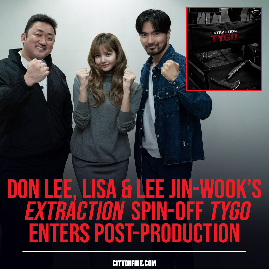 CityOnFireNews's tweet photo. Chris Hemsworth, move over! Don Lee, Lisa and Lee Jin-wook’s ‘Extraction’ spin-off ‘Tygo’ enters post-production
Read more: https://t.co/8e2WRUk1jp
#tygo #extractiontygo #extractiontaigo #Extraction #donlee #MaDongSeok #lisa #BLACKPINK #lisamanobal #kungfumovies #martialartsfilm #martialartsmovies #asianaction #spinoff #pranpriyamanobal #lalisamanobal
Dive into the world of Asian, action and martial arts cinema at City on Fire (https://t.co/6R8bQ6lGK9) – your hub for breaking news, in-depth reviews, and the latest 4K Ultra HD and Blu-ray drops! #CityOnFire
Hunting for import 4K and Blu-ray titles? Explore The Goodie Emporium (https://t.co/YcKzdiDqmY) – the treasure trove collectors swear by. #GoodieEmporium