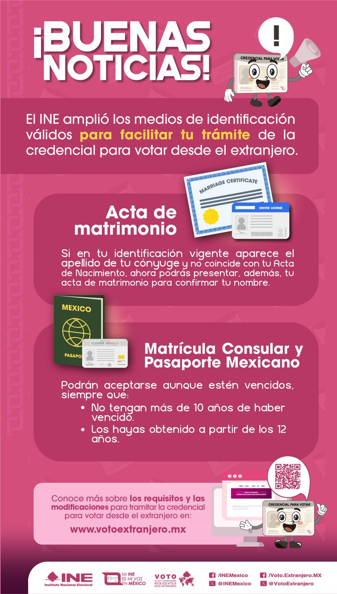 EmbaMexKen's tweet photo. 📷¡Conoce las nuevas modificaciones que hemos realizado para facilitar que puedas acceder a tu Credencial para Votar desde el Extranjero! 🗳 https://t.co/ucHvlhozwb